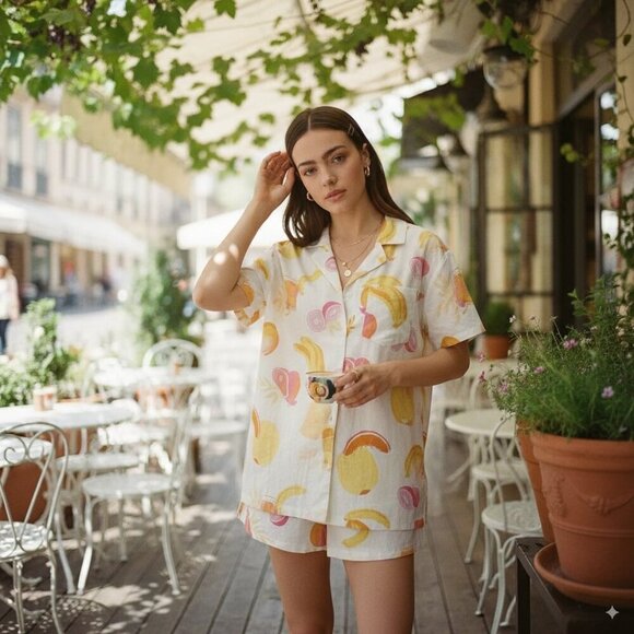 Charlie Holiday Other - Charlie Holiday Indie Shirt and Shorts Set Vacay Size Small NWT